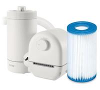 Pompe de filtration pour piscine 5678 l/h, filtre + éléments d'installation INTEX 26636
