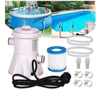 Pompe de filtration pour piscine - SUMMER WAVES - 300 GPH - Compatible avec piscines jusqu'à 2400 gallons