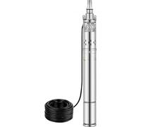 Pompe de fond - 1100 W - 190 l/min - tuyau de 10 cm - pompe double de fond