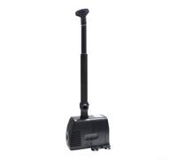 Pompe de fontaine de bassin 22 W pour une circulation efficace de l'eau et l'oxygénation, design compact en plastique noir 12,3 x 8,2 x 8,5 cm pour jardin extérieur et aménagement paysager aquatique