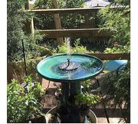Pompe de fontaine d'eau - Solaire - ABS - 16x16 cm - 200L/h