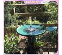 Pompe de fontaine extérieure à énergie solaire décoration de matériaux abaissants pour les jardins pour les petites piscines
