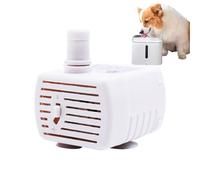 Pompe de fontaine - Pompe de fontaine d'eau de 3,5 x 4 x 4 cm | Pompe de fontaine à eau silencieuse pour chat et chat, moteur submersible multifonctionnel avec lumière, fournitures pour animaux