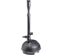 Pompe de fontaine. Pompe pour bassin - 2500 l/h - 40 W - Quatre buses de fontaine - Tuyau flexible rotatif pour jardin