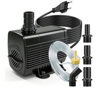 Pompe De Fontaine Ultra Silencieuse 50W 2600 L/H | Protection Contre La Surchauffe & Câble 3M | Idéale Pour Fontaine De Jardin, Ba