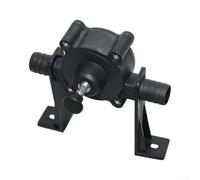 Pompe de forage électrique auto-amorçante pour un transfert efficace de l'huile et de l'eau, fixation de pompe à fluide portable pour perceuses standard, design en plastique avec tuyaux et colliers de