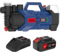 Güde Pompe de jardin sans fil GP 18-401-30 18 V 72 W 2400 l/h Batterie 4,0 Ah et chargeur rapide