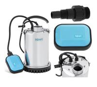 Pompe de jardin submersible, acier inoxydable, 400 W, 7 000 l/h, jusqu'à 8 m