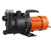 Pompe de jardin VEVOR, 1300 W, 230 V, débit max. 4800 l/h, pompe d'arrosage en PP avec une hauteur de refoulement de 48 m, protection contre la surchauffe, conforme aux normes européennes de tension,