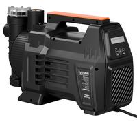 VEVOR Pompe à Jet pour Puits Peu Profond 1300 W Pompe à Jet PP Débit Max 4800 L/h pour Système Irrigation Jardin Arrosage Pelouse, avec Hauteur d'Aspiration 8 m, Commande Électronique Intelligente