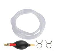 Pompe de levage manuelle pour carburant, eau, huile, diesel 1,2 m, entrée 0,8 m, tuyau de sortie 8 mm, démarrage rapide, pompe manuelle avec clapet anti-retour pour tondeuse à gazon, souffleuse à