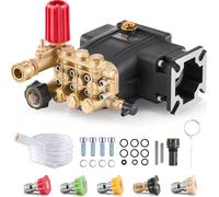 Pompe de nettoyage haute pression VEVOR, arbre 3/4 pouce, piston triplex horizontal, 3300 PSI, 2,5 GPM, kit de pompe de rechange pour nettoyeur haute pression jusqu'à 500 heures de fonctionnement cont