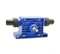 Pompe de perceuse électrique auto-amorçante pour transfert d'eau, pompe portable sans fil alimentée par perceuse manuelle pour jardin, maison, extérieur, construction en fer ABS, débit de 15 à 30 l