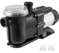 Pompe de piscine 1,5 CV, débit maximal 100 GPM - pompe de piscine monovitesse 220 V - 2850 tr/min - hauteur de refoulement maximale 15 m - pompe de filtration avec panier filtrant - pour piscines hors