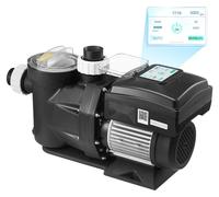 Pompe de piscine - Pompe de filtration - Vitesse variable - Débit 26 000 l/h - Puissance 1 100 W - Hauteur de refoulement 15 m - Auto-amorçante, panier filtrant - Minuterie programmable