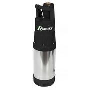 Pompe de puisard 1200 W, 4 turbines, 6000 litres/heure, noire/acier inoxydable