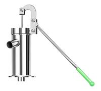 Pompe de puits manuelle robuste en acier inoxydable, pompe à eau de pichet à haut rendement pour la maison, le jardin, la cour, la ferme, l'approvisionnement en eau secours d'urgence