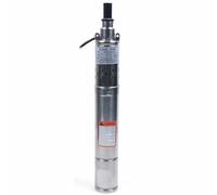 Pompe de puits profond - Débit : 1600 l/h - 700 W - Raccord à pression et filtre à saleté en acier inoxydable - Roue de pompe à plusieurs niveaux jusqu'à 80 m.