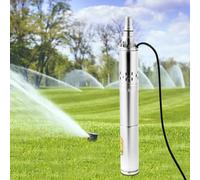 Pompe de puits profond - Pompe submersible 24V DC 370W - Protection contre la surchauffe - Construction robuste - Pour usage domestique et irrigation