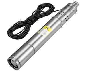 Pompe de puits profonde VEVOR 3 pouces 550 W, débit 2 100 l/h, résistante au sable jusqu'à 0,15 %
