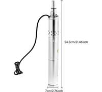 Pompe de puits submersible - SP2-65-0.37 - 24 V - Débit 2 m³/h - 2850 tr/min - e CE - Électrique
