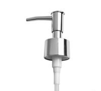 Pompe de rechange noir mat or pour bouteilles mise à niveau | Plastique ABS, matériau durable, résistant à la corrosion, adapté pour filetage 28/400, montage facile (argent)