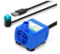 Pompe de rechange pour fontaine à eau pour chat, moteur ultra silencieux 1,5 W DR-DC160 longue durée de vie, arrêt automatique pour distribu