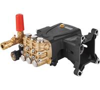 Pompe de rechange pour nettoyeur haute pression Tige de 25,4 mm - Piston triplex horizontal - 303 bar - débit de 15 L/min - Pompe augmentant la pression de l'eau - Solution idéale pour augmenter la pr