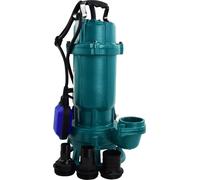 Pompe de relevage avec système de broyage, couleur verte, 550 W, 18000 litres/heure
