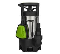 Pompe de relevage Eaux usées 550W Cuve Inox Submersible avec flotteur Alimentation 10m VITO