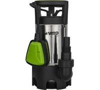 Pompe de relevage Eaux usées 550W Cuve Inox Submersible avec flotteur Alimentation 10m VITO