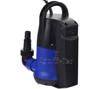 Pompe de relevage pour eau claire, 400W, avec interrupteur de niveau intégré | Pompe pour eau claire | Fonctionnement manuel | Débit de 7000 litres/heure | Pression de 0,8 bar | Câble de 10 mètres