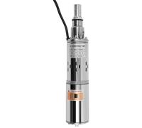 Pompe de relevage solaire pour puits profonds - 24 V - 200 W - Hauteur de refoulement de 30 mètres - Débit de 1,5 m³/heure - Acier inoxydable