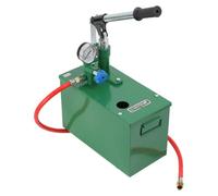 Pompe de remplissage - Pompe manuelle de contrôle de pression - 6,0 MPa - 60 kg - Raccordement de 1,27 cm - Acier inoxydable - Pour systèmes de chauffage et installations solaires