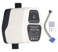 Pompe de surpression 100 W, 24 V, 25 l, entièrement automatique, avec détection intelligente de la pression d'eau, 100-240 V, prise européenne