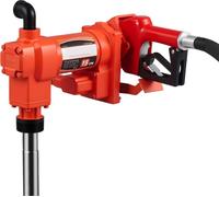Pompe de transfert de carburant 230 V, 15 GPM 57 L/min, pompe électrique à huile CA, avec pistolet à carburant à arrêt automatique et tuyau de refoulement, kit à haut débit pour essence, diesel, kéros