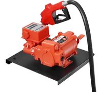 Pompe de transfert de carburant 230 V, 20 GPM 76 L/min, pompe électrique à huile CA, avec compteur, pistolet à carburant à arrêt automatique et tuyau de décharge, débit élevé pour l'essence, le diesel