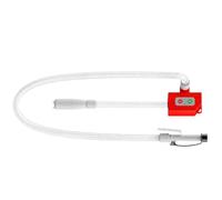 Pompe de transfert de liquide avec moteur sans balais intégré | Moteur sans balais intégré, structure de pompe d'amorçage, buse de distribution à levier, commandes marche/arrêt avec lumière