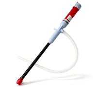 Pompe de transfert de liquide, pompe à eau à piles avec tube 22, 8 rouge | Pompe à eau portative à piles, multi-usage pour huile/eau/liquide, conception résistante aux fuites