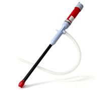 Pompe de transfert de liquide, pompe à eau à piles avec tube 22, 8 rouge | Pompe à eau portative à piles, multi-usage pour huile/eau/liquide, conception résistante aux fuites