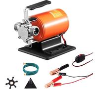 Pompe de transfert d'eau Pompe utilitaire portable 12 V 360 GPH 1/10 HP Tuyau