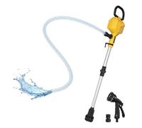 Pompe de transfert d'eau sans balais compatible avec batterie Dewalt 18 V | Hauteur de tête de 10 m, avec buse de pulvérisation 7 en 1, pompe à pluie portable pour piscine, étang, cave