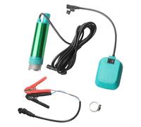 Pompe de transfert d'eau sans fil compatible avec batterie 18 V - Pompe de puisard utilitaire portable pour diesel, huile et carburant 40-60 l/min Débit 2,4 m Câble (pompe)