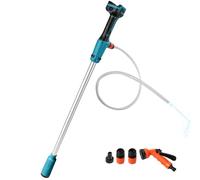 Pompe de transfert d'eau sans fil pour bâton de Makita 18V, pompe de puisard submersible portable 2736 L/h et élévation de 5 m pour l'arrosage du jardin, bateau, VR, barils de pluie (sans batterie)