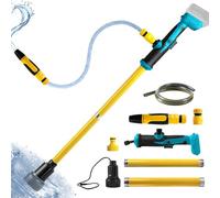 Pompe de transfert d'eau sans fil pour Makita 18V (sans batterie) | 90 l/min, pompe de puisard portable, 1,5m tuyau et buse, pour piscine, jardin, étang