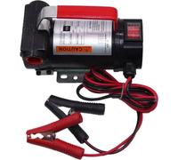 Pompe de transfert d'huile - Pompe diesel auto-amorçante 12 V - Débit 40 l/min - Pour fioul et diesel - Noir