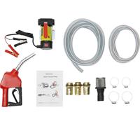 Pompe de transfert diesel - Pompe centrifuge électrique auto-amorçante 12 V - Débit 50 l/min - 175 W - Réglable - Prise UE