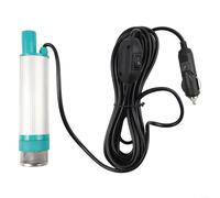 Pompe de transfert diesel portable 24 V Électrique Submersible Fluide Déménageur 100 W Puissance pour Kérosène Eau Véhicule Ferme 38 mm Noir (D)