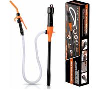 Pompe de Transfert Électrique sur Batterie, Pompe à Carburant, Pomp Siphon Portable pour Liquides, Pompes à Gasoil avec Tuyau, 3,5