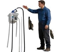 Pompe de transfert membranaire électrique, puissance de 370W, débit de 4 à 40 L/min, hauteur de refoulement de 3 à 5 mètres, diamètre d'entrée et de sortie de 2,54 cm, composition de matériaux durable